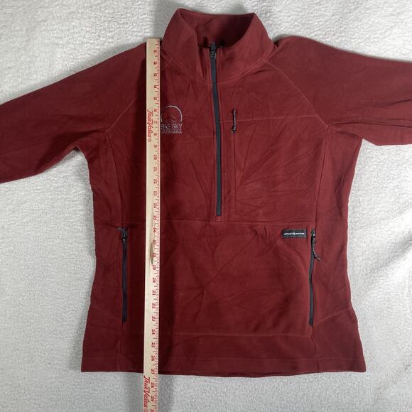 Artilect Systems Fleece Pullover Mens Large A/SYS-2 Primaloft Red/Orange 1/2 Zip - Picture 6 of 16